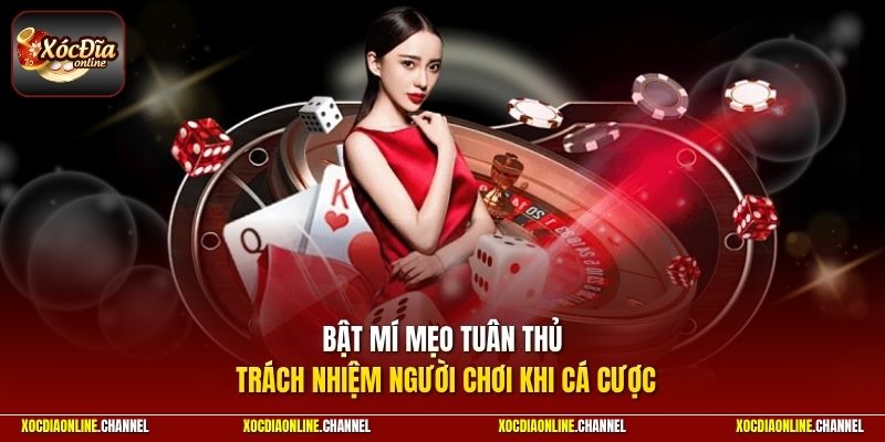 Bật mí mẹo tuân thủ trách nhiệm người chơi khi cá cược