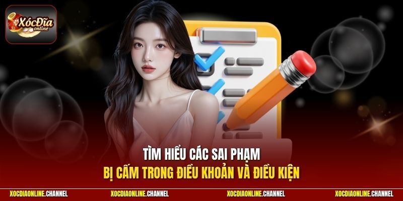 Tìm hiểu các sai phạm bị cấm trong điều khoản và điều kiện