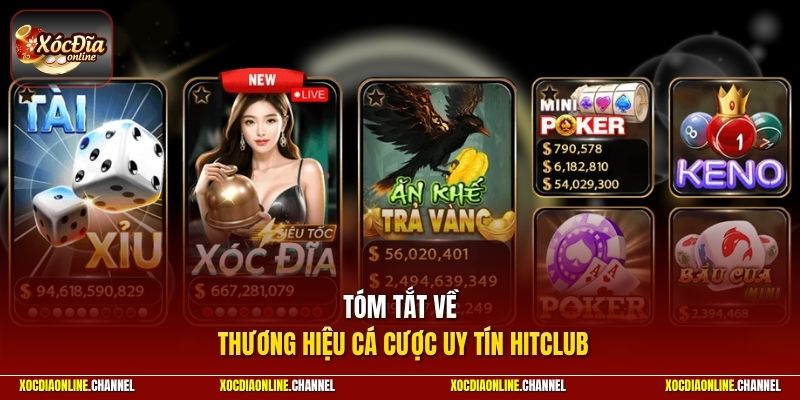 Tóm tắt về thương hiệu cá cược uy tín Hitclub